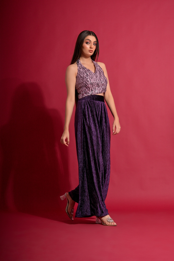 Garden Party Sequined Bralette Co Ords (Combo)