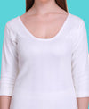 T.T. Women Hotpot Elite 3/4Th Slip Thermal - White
