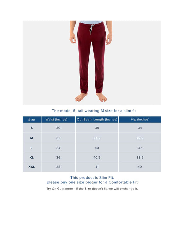 T.T. Men|Cotton Trackpant With Zipper Pocket|Regular Fit|Elastic Waist With Drawstring, Ultra Soft Stretch Fabric – Gym, Sports & Casual Wear With Side Piping||Maroon