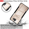 Mobielectro Camera Bump Protection | Slim Stylish 360 Protection Design |Crystal Clear | Shockproof Eagle Back Cover for Samsung J7 PRIME- Black