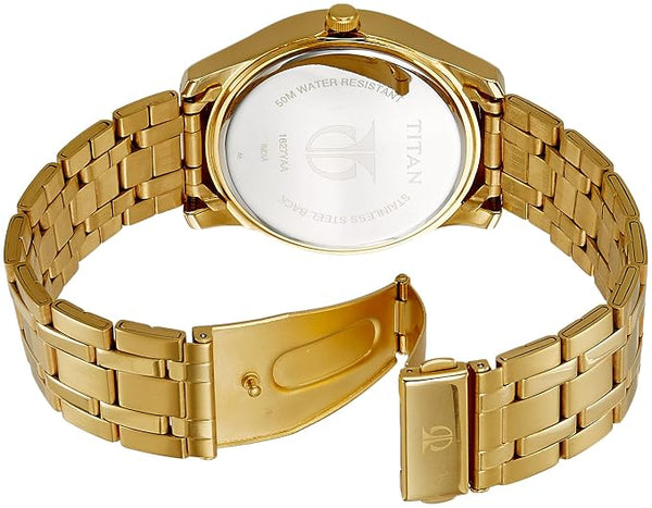 Regalia Analog Off-White Dial Men's Watch-NK1627YM02