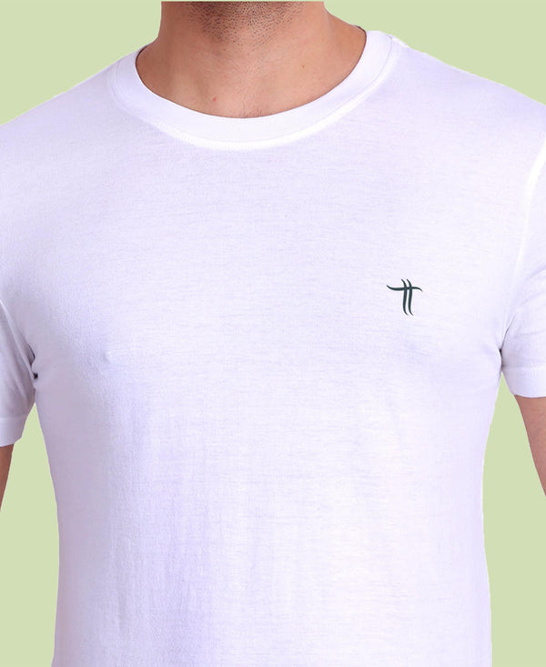 T.T. Cool Men T-Shirts Pack Of 3 White-Charcoal Mã©Lange-Grey Mã©Lange