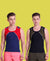 T.T. Men Titanic Designer Gym Vest Pack Of 2 (Blue - Green)