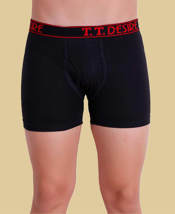 T.T. Men Desire Fine Long Trunk Pack Of 5 Assorted (Black - Blue - Brown - Rust - D.Brown)