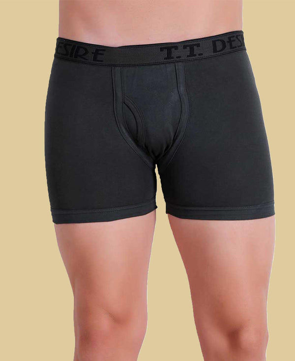 T.T. Men Desire Fine Long Trunk Pack Of 3 (Olive - Navy - Black)