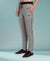 HiFlyers Women Comfort Fit Grey Melange Solid Cotton Track Pants