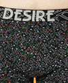 T.T. Mens Desire 100% Combed Cotton Printed Mini Top Elastic Trunk Pack Of 3 Black-Navy-Red
