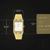 Analog with Date Silver Dial Metal Strap watch for Men