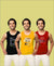 T.T. Men|Cool Tees|100% Cotton|Printed| Regular Fit |Round Neck Muscle Tshirts|Pack Of 3|Olive::Red::Black