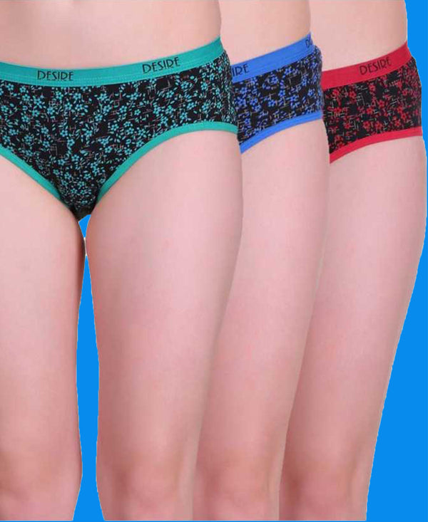 T.T. Womens Hi-Cut Panty Pack Of 3
