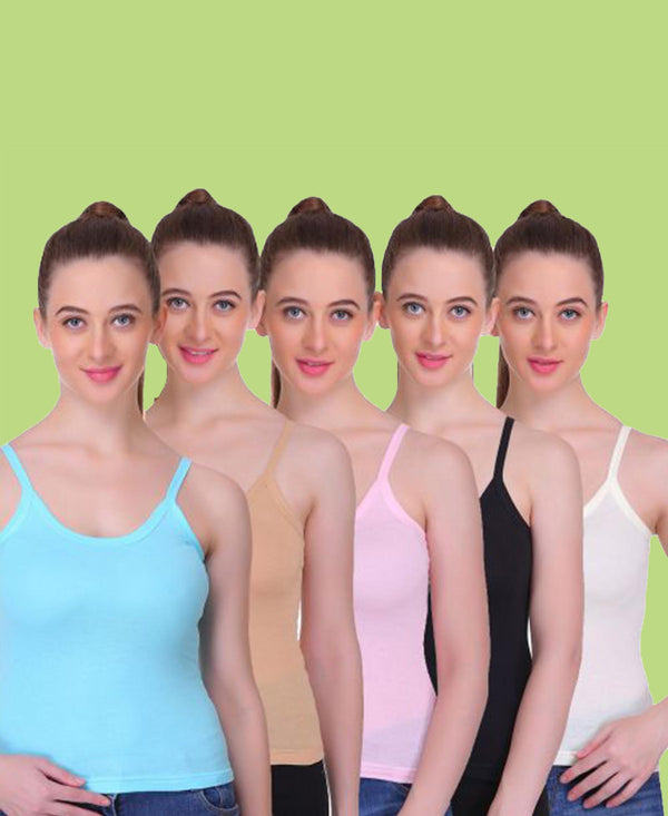 T.T. Womens Pearl Slips Pack Of 5