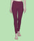 T.T. Women Solid Chudidar Cotton Lycra Cool Leggings -Deep Maroon