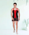 T.T. Men DesignerGym Vest Pack Of 2 Black-Red -Blue-Grey