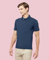 HiFlyers Men'S Cotton Polo T-Shirt With Chest Logo Airforce