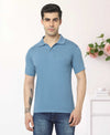 T.T. Men'S Solid Sinker Polo Tshirts With PocketAirforce