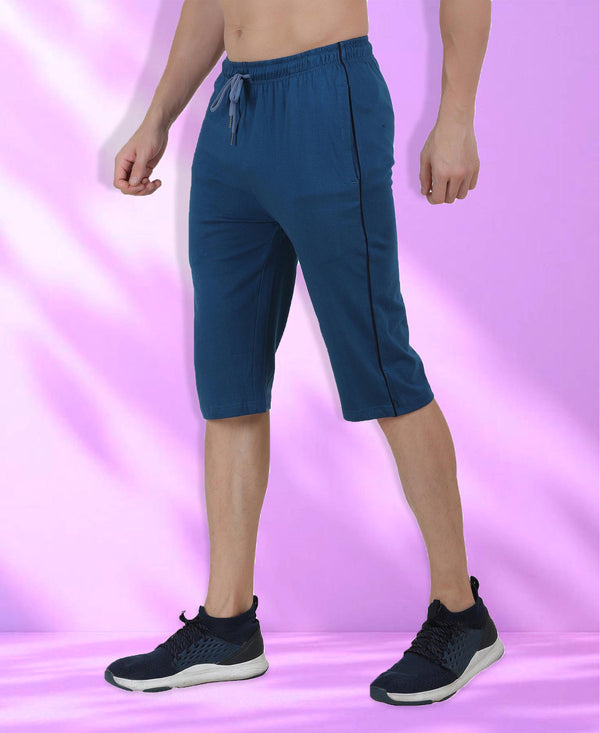 T.T. Men'S Cotton Capri Air Force