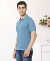 T.T. Men'S Solid Sinker Polo Tshirts With PocketAirforce