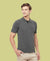 HiFlyers Men'S Solid Tshirts With Pocket Anthra
