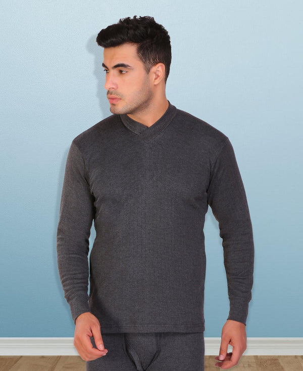 T.T. Mens Anthra Slim Fit Desire Thermal Top