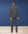 HiFlyers Mens Anthra Regular FitSolid Fleece Tracksuit