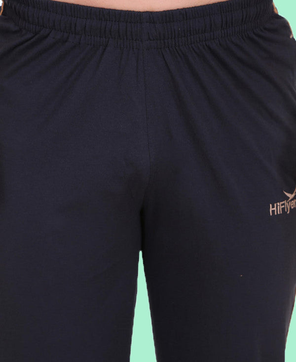 HiFlyers Mens Anthra Comfort Fit Solid Trackpant