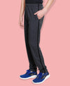 T.T. Men Cotton Track Pants - Anthra