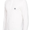 Almo Men Cotton Slub Henley T-Shirt | Full Sleeve | Lightweight & Breathable | Regular Fit Casual T-Shirt for Men-White