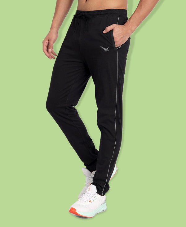 HiFlyers Mens Black Track Pants