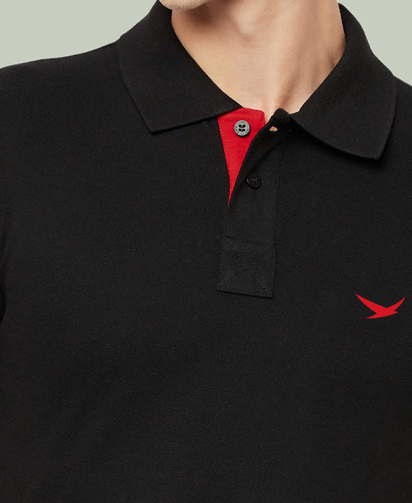 HiFlyers Black Polo T-Shirt