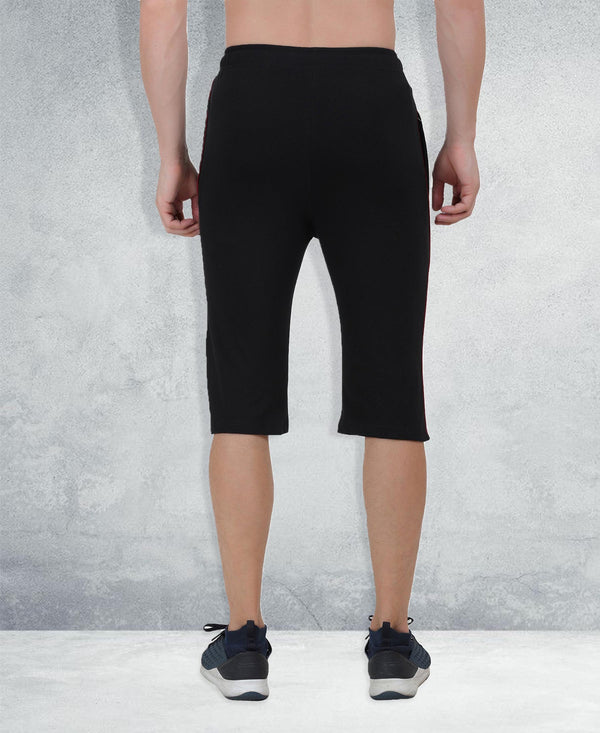 T.T. Men'S Cotton Capri Black