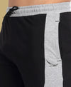 HiFlyers Men Black-Grey Knitted Sports Shorts