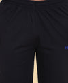 HiFlyers Mens Black Comfort FitSolid Trackpant