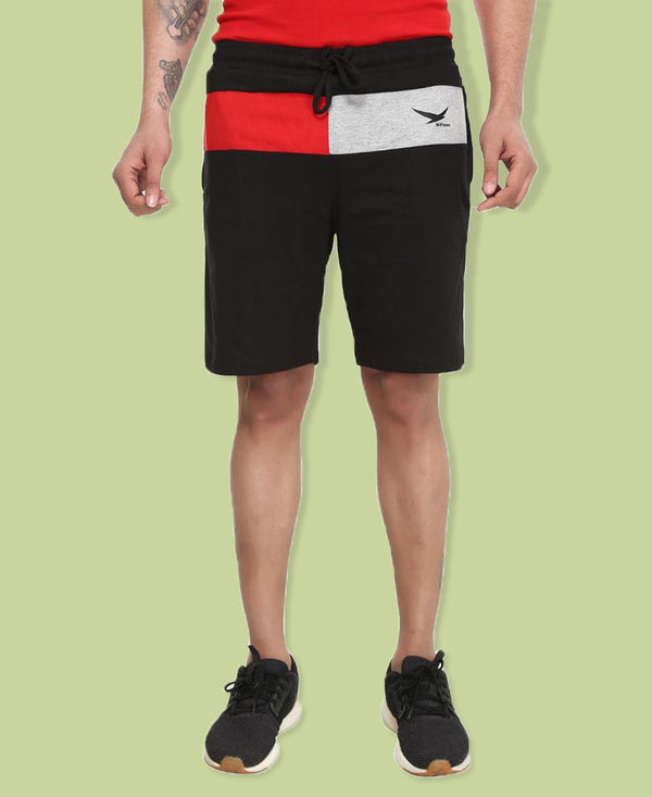 HiFlyers Mens Bermuda Black-Grey