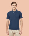 HiFlyers Men'S Solid Tshirts With Pocket Blue