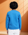 HiFlyers Boys Regular Fit | Premium Cotton Fleece |Full Sleeves|Round Neck|Trendy Winter Wear| Sweatshirts For Boys And Girls -Blue