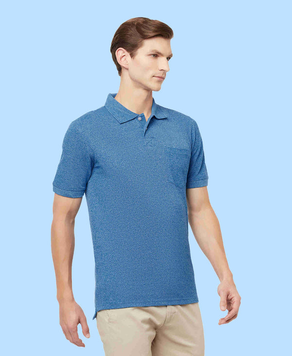 HiFlyers Men'S Grindle Tshirts With Pocket Blue