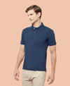 HiFlyers Men'S Solid Tshirts With Pocket Blue