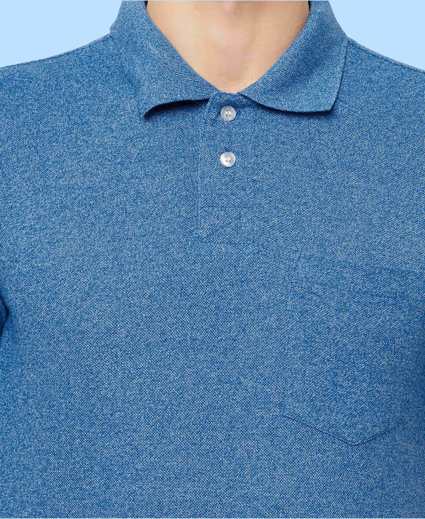 HiFlyers Men'S Grindle Tshirts With Pocket Blue