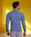 T.T. Mens Navy Slim FitSolid Hotpot Designer Thermal Top