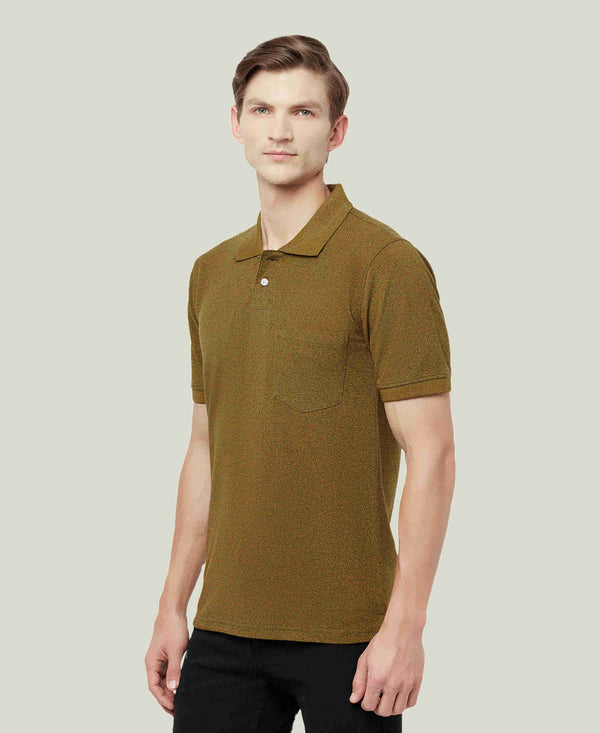 HiFlyers Men'S Grindle Tshirts With Pocket Brown