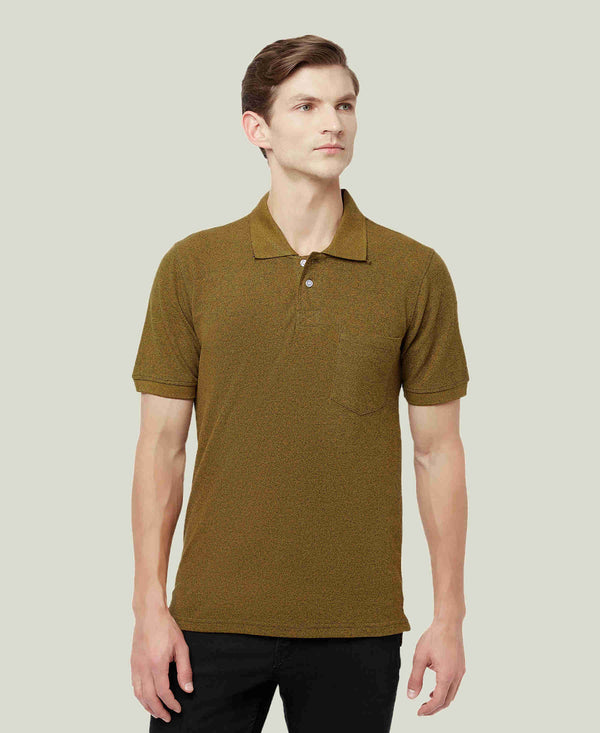 HiFlyers Men'S Grindle Tshirts With Pocket Brown