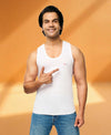 T.T. DEESIRE PREMIUM VEST WITHOUT SLEEVES (RN) - White Pack of 1