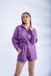 Purple bubble cotton cords