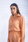 Peach bubble cotton cords