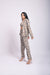 Gray printed 3 piece cord