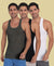 T.T. Men Desire Derby Premium Vest -Black White: Anthra (Pack Of 3)