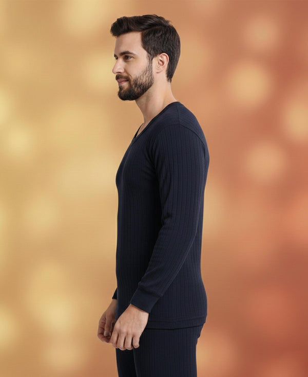 T.T. Mens Navy Slim Fit Desire Thermal Set