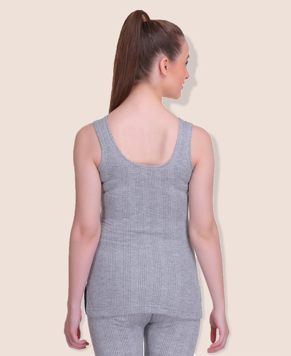 T.T. Women Hotpot Elite Top Thermal - Grey Melange