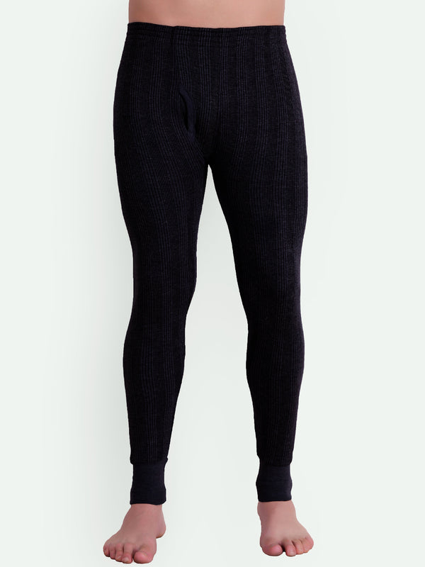 T.T. Men Hotpot Elite Light Weight , Super Warm With Polyfill Sandwich Technology Pyjama Thermal Pack Of 2- Black