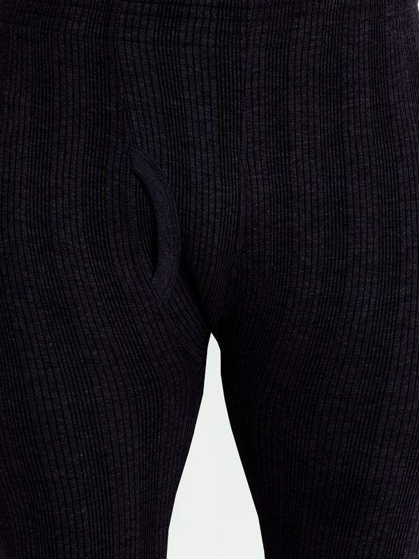 T.T. Men Hotpot Elite Light Weight , Super Warm With Polyfill Sandwich Technology Pyjama Thermal Pack Of 2- Black